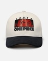 Shop Unisex Off White Luffy Printed Baseball Cap-Front