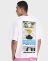 Shop Unisex White Minions Airline Graphic Printed T-shirt-Full