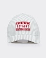 Shop Unisex White Parental advisory Embroidered Baseball Cap-Front