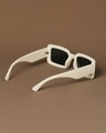 Shop Unisex White Sand Grandad Sunglasses