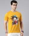 Shop Unisex Yellow Dragon Ball Z - Goku Kid Graphic Printed Anime T-shirt-Front