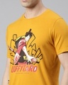Shop Unisex Yellow One Piece - Luffytaro Graphic Printed Anime T-shirt