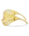 Shop Unisex Yellow Oversized UV Protected Lens Sunglasses-Design