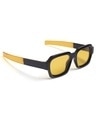 Shop Unisex Yellow Square UV Protected Lens Sunglasses-Design