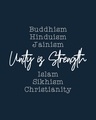 Shop Unity Is Strength Round Neck 3/4th Sleeve T-Shirt-Full