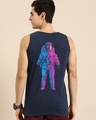 Shop Men's Blue Universal Astro Graphic Printed Vest-Design