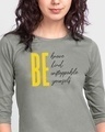 Shop Unstoppable Woman Round Neck 3/4th Sleeve T-Shirt