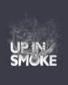 Shop Up In Smoke Typography Half Sleeve T-Shirt
