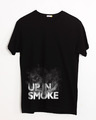 Shop Up In Smoke Typography Half Sleeve T-Shirt-Front