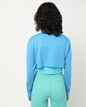 Shop Upbeat Blue Boat Neck Full Sleeve Shrug-Design