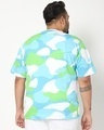 Shop Upbeat Blue Camo AOP Plus Size Half Sleeve T-shirt-Design