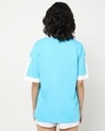 Shop Women's Blue & White Color Block Boyfriend T-shirt-Design