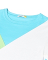 Shop Upbeat Blue Color Block T-shirt