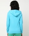 Shop Women's Upbeat Blue Hoodie-Design