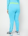 Shop Upbeat Blue Plus Size Color Block Jogger-Design