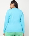 Shop Women's Blue Plus Size Sweatshirt-Design