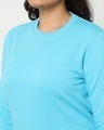 Shop Women's Blue Plus Size Sweatshirt