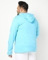 Shop Upbeat Blue Plus Size Full sleeve Hoodie T-shirt-Design
