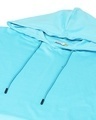 Shop Upbeat Blue Plus Size Full sleeve Hoodie T-shirt