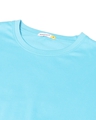 Shop Women's Upbeat Blue Side Cut Boyfriend T-shirt