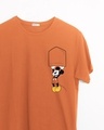 Shop Upside Down Mickey Half Sleeve T-Shirt (DL)-Front