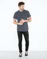 Shop Urban Grey Mandarin Collar Pique Shirt-Design