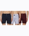 Shop Pack of 3 Men's Printed Boxers-Front