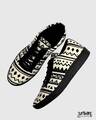 Shop White Tribal Shoes-Front