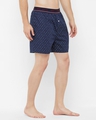 Shop Pack of 2 Men's Blue & White All Over Printed Boxers-Full