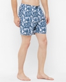 Shop Pack of 2 Men's Blue All Over Printed Boxers-Full