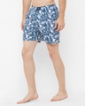 Shop Pack of 2 Men's Blue All Over Printed Boxers