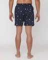 Shop Pack of 2 Men's Blue & Black All Over Printed Boxers-Design