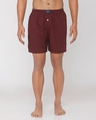 Shop Pack of 2 Men's Blue & Maroon All Over Printed Boxers