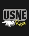 Shop Ussne Kiya Left Half Sleeve T-Shirt-Full