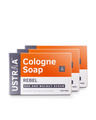 Shop Pack of 3 Cologne Soap - Rebel-Front