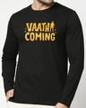 Shop Vaathi Coming Full Sleeve T-Shirt Black-Front