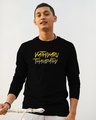 Shop Vaathi Full Sleeve T-Shirt Black-Front