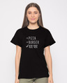Shop Vada Pav Boyfriend T-Shirt-Front
