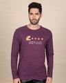 Shop Vada Pav Man Full Sleeve T-Shirt-Front