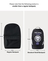 Shop Unisex Black Varsity Panther Small Backpack