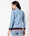 Shop Women's Blue Relaxed Fit Denim Jacket