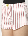 Shop Women's Retro Red Stripe Shorts