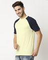 Shop Vax Yellow Raglan Half Sleeves T-Shirt-Design