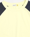 Shop Vax Yellow Raglan Half Sleeves T-Shirt