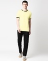 Shop Vax Yellow Round neck Half Sleeve  T-Shirt