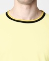 Shop Vax Yellow Round neck Half Sleeve  T-Shirt