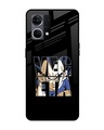 Shop Vegeta Clipart Premium Glass Case for Oppo F21s Pro (Shock Proof,Scratch Resistant)-Front