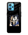 Shop Vegeta Clipart Premium Glass Case for Realme 9 Pro Plus(Shock Proof, Scratch Resistant)-Front
