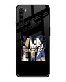 Shop Vegeta Clipart Premium Glass Case for Redmi Note 8 (Shock Proof,Scratch Resistant)-Front