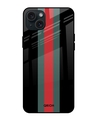 Shop Vertical Stripes Premium Glass Case for Apple iPhone 15 Plus (Shock Proof, Scratch Resistant)-Front